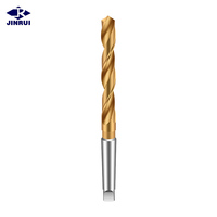 JR 12MM-65MM Foret hélicoïdal de haute qualité HSS Perceuse à tige conique Morse pour acier