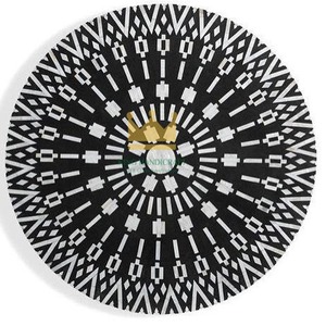 Mesa de centro hecha a mano con incrustaciones intrincadas de madreperla-Mesa decorativa de lujo para interiores con estilo - Product Image 2