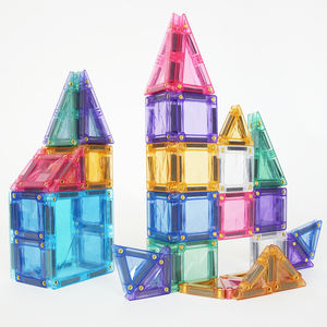 Nuovo Set da Viaggio di Mini Piastrelle Magnetiche Colorate, <span class=keywords><strong>Blocchi</strong></span> da Costruzione 3D, Giocattoli Educativi, <span class=keywords><strong>Blocchi</strong></span> Magnetici Fai-da-Te <span class=keywords><strong>per</strong></span> Bambini - Product Image 3