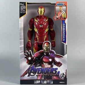 Figura de acción de <span class=keywords><strong>Marvel</strong></span> de 12 pulgadas y alta calidad, personalizable, de Spiderman, <span class=keywords><strong>Ironman</strong></span> y Capitán América, modelo de juguete para niños, venta al por mayor - Product Image 5