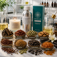 Huile de parfum de luxe pour la fabrication de bougies, collection de fragrances fines inspirées, vente en gros directe usine