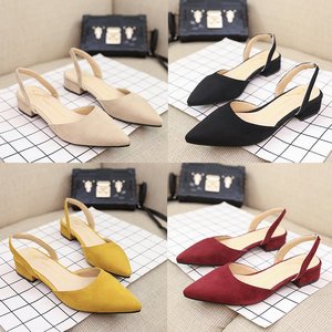 Nouvelles sandales d'été à <span class=keywords><strong>talon</strong></span> bas et bout pointu pour femmes, modèle 2605162281622 - Product Image 2