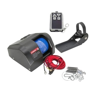 Verricello Elettrico Portatile 12V per Barche, Sollevatore di Ancore per Acqua Dolce e Salata con Corda Intrecciata da 30,5m - Product Image 3