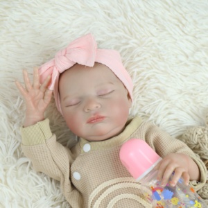 Lifereborn Muñecas <span class=keywords><strong>Reborn</strong></span> de Vinilo de 19'' (48cm) Económicas, para Dormir, con Accesorios, Bebés <span class=keywords><strong>Reborn</strong></span> Realistas - Product Image 5