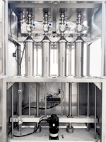 Ligne de production de remplissage et de bouchage automatique de boissons à base d'huile comestible, haute précision, contrôlée par servomoteur, en acier inoxydable, pour sacs de grande capacité
