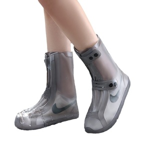 Bottes de <span class=keywords><strong>pluie</strong></span> en PVC 97YH en gros pour hommes et femmes, imperméables, antidérapantes, pour jours de <span class=keywords><strong>pluie</strong></span>, chaussures épaissies résistantes à l'usure, couvre-chaussures pour enfants - Product Image 5