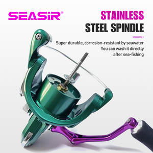 SEASIR-Juego de pesca con engranajes de acero inoxidable, novedad - Product Image 5