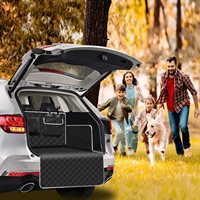 Organisateur de stockage robuste de qualité militaire pour camionnettes Oxford barrière pour animaux de compagnie à dégagement rapide maille absorbant les chocs antidérapant