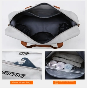 Custom Logo 2024 Large Capacity Color Nylon Duffel <strong>Bag</strong> Waterproof Sports Dry Wet Separation <strong>Ladies</strong> Duffel <strong>Bag</strong> Weekend <strong>Gym</strong> <strong>Bag</strong> - Product Image 5