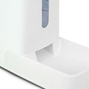 Distributeur d'eau et de nourriture pour animaux de compagnie, minimaliste, 3,5 L, en plastique solide, manuel, portable, avec alimentation par charge, en boîte - Product Image 2