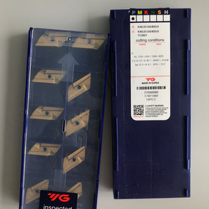 KNUX160405R YG801 Herramienta de Corte de Torneado con Inserto Cuadrado de Carburo de Tungsteno Personalizable con Recubrimiento PVD, Soporte OEM, Cuchilla de 10 mm, Torneado de 1.0 mm - Product Image 3