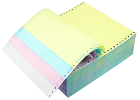 Papier à copie autocopiant A4/A5 écologique 80gsm NCR papier de forme continue à 3 plis pour auto-imagerie