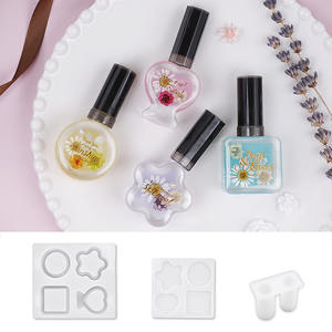 YS زجاجة الانجراف قلادة سلسلة المفاتيح سيليكون العفن الرمال المتحركة زجاجات الراتنج العفن ديي جميل تدفق زجاجة الرمال العفن - Product Image 2