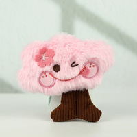 Vente en gros de peluches mignonnes et créatives, arbres, mini forêt, porte-clés en peluche, pendentif, jouet en peluche, poupée, animaux en peluche personnalisés pour la promotion