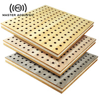 Panneau insonorisant perforé panneau mural acoustique panneau MDF