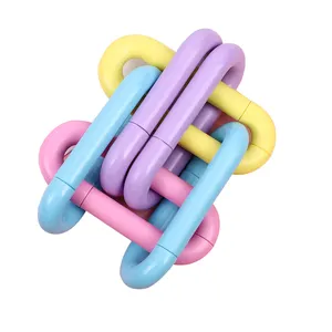 Fancy Paper Clip Bendable Neutral Pen Kids Cute Mini Chain Shape Gel Pens with Custom Logo