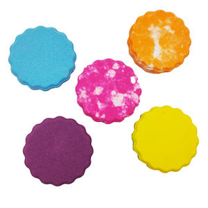 Bombas de baño hidrolizadas, bombas de espuma orgánicas para aromaterapia, espuma vegana para baño, bombas de baño coloridas con sal de Epsom. - Product Image 4