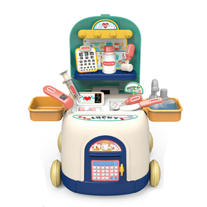 Set Giocattolo 2 in 1 Mini <span class=keywords><strong>Auto</strong></span> del Dottore e Kit Medico per Bambini e Bambine in Materiale ABS - Product Image 1