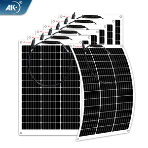 Modules photovoltaïques solaires en silicium AK Custom à haute efficacité 20W-550W, semi-flexibles, type N, panneaux solaires de charge pour téléphone portable - Product Image 1