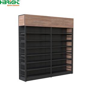 Heavy Duty Metal Supermarket <b>Shelf</b> Gondola Rack <b>Wire</b> Mesh Retail Grocery Store Display Shelving - Product Image 6