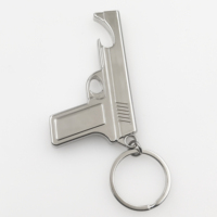 Décapsuleur de bouteille en métal personnalisé avec logo de bar, porte-clés, pistolet Desert Eagle, décapsuleur de bouteille personnalisé