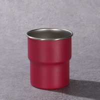Mug de sport réutilisable en acier inoxydable 304, design fin, 300 ml (10 oz), anti-fuite et écologique, pour le yoga, le Pilates et la remise en forme