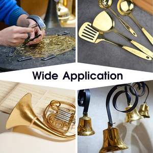 2 Stück 4x8 Zoll 0,8 mm dicke, nicht legierte, 99,9 % reine Messingplatten für Gravur, Kunsthandwerk und Schmuck, hergestellt in China - Product Image 6