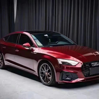Vinil Bungkus Mobil Warna Metalik Merah Darah Naga Cairan PET Populer, Vinil Bungkus Mobil Berubah Warna, Roll Film Vinil Bungkus Mobil