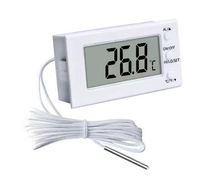 Termómetro digital con pantalla LCD con alarma para refrigerador, cámara frigorífica, uso en refrigerador, compatible con OEM y ODM