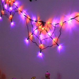 Weather Resistant Halloween Spider <strong>Web</strong> String Lights for Outdoor Halloween Yard Haunted Trail Spooky Decorations - Product Image 4