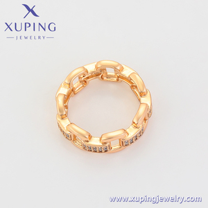 Muslimex Xuping Jewelry simplicity elegant ring 18K gold color Women ancient luxury royal personality romantic sweet ring - Product Image 3