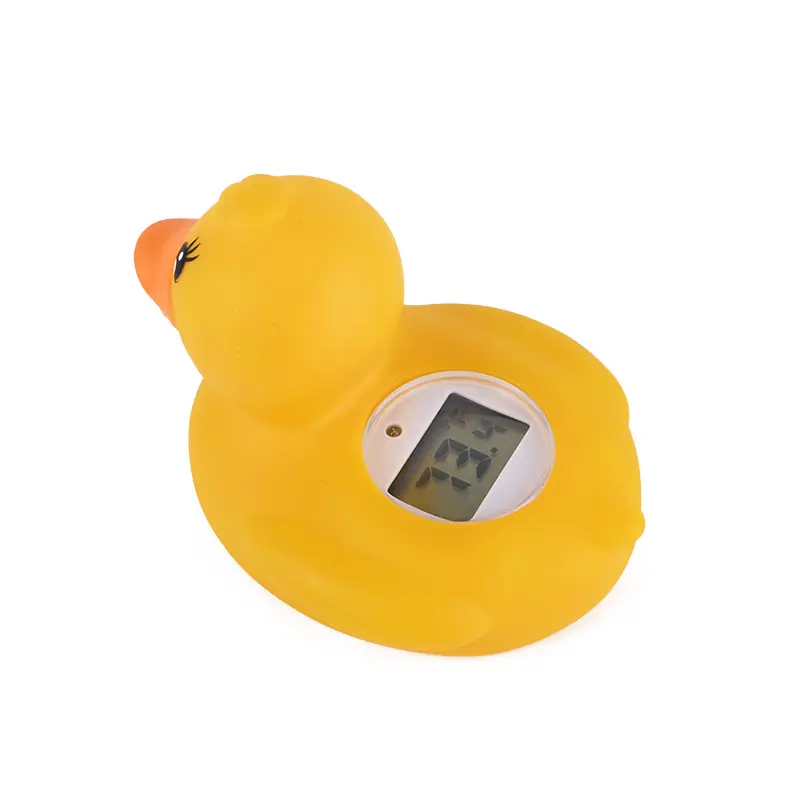 Gelbe Ente schwimmendes Spielzeug digitales Babybad thermometer für Badezimmer bad kinder