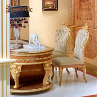 Rétro européen élégant Manoir bureau à domicile personnalisé luxe classique en bois massif sculpté à la main bureau de luxe