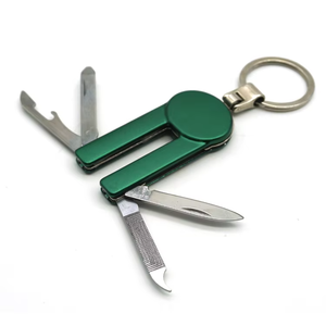 سكين جيب صغير متعدد الاستخدامات من الفولاذ المقاوم للصدأ 420 مع مبرد وشفرة، مناسب للهدايا الترويجية المخصصة - Product Image 2