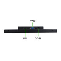 Moniteur d'affichage numérique 450 Nits, entrée vidéo VGA H/D, 1280x800, moniteur portable, écran LCD 10,1 pouces