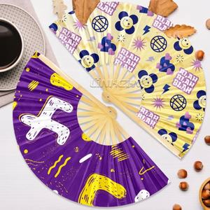 Ventilador Rave Clack de mano personalizado de varios tamaños y colores de mango para eventos y festivales - Product Image 3