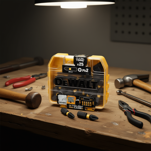 DeWalt Flex Torq <b>Screwdriver</b> <b>Bit</b> <b>Set</b> 25mm Ph2 25 Pieces Tough Case Storage - Product Image 3