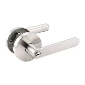 Nhiệm Vụ Nặng Nề Kẽm Hợp Kim Keyed Nhập Cửa Đòn Bẩy Với <span class=keywords><strong>3</strong></span> Phím Và Khóa Trong Satin Nickel Cho Phòng Ngủ Phòng Tắm Phía Trước Cửa - Product Image 3