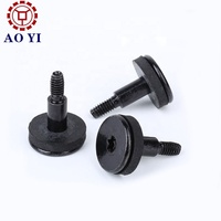 Vis à épaulement Torx personnalisée spéciale du fabricant de fixation Tête plate Oxyde noir Acier au carbone Douille Torx Placage de zinc noir