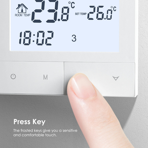 16a panel infrarrojo montado en la pared ahorro de energía hogar inteligente programable calefacción por suelo radiante termostato - Product Image 5