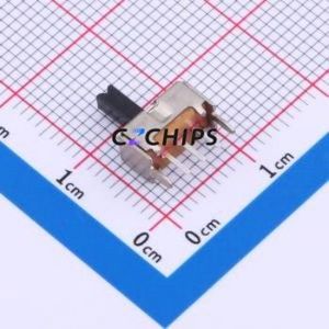 HX SS12D07VG5 Slide Switch Through hole Component (THT) Switch Single Pole Double Throw Rectangle Pin Header PC Pin 8.7mm - Product Image 2