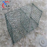 Panier gabion en PVC le moins cher fabriqué en Chine, en fil d'acier galvanisé, pour la construction