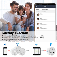 Prise intelligente WiFi/ZIGBEE LangYeao 16A, commande à distance par application, compatible Alexa/Google Home, minuterie et compte à rebours, mémoire de coupure de courant