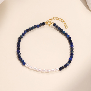 Pearl Stone Niche Design Exquisite Fashion <b>Cross</b>-border Light Luxury S925 Sterling <b>Silver</b>, - Product Image 2