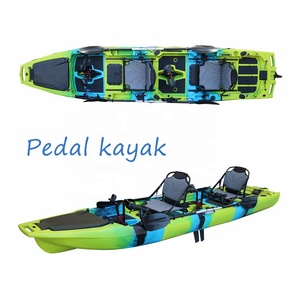 Kayak da Pesca a Pedali Modulare Viking per 2 Persone Canoa Viking Pieghevole e Staccabile in HDPE per <span class=keywords><strong>Adulti</strong></span> - Product Image 5