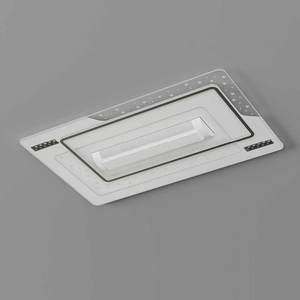 Quạt sang trọng ánh sáng vuông phòng ngủ 6 tốc độ trang trí lõm thông minh không cánh quạt trần với ánh sáng cho phòng khách phòng ngủ - Product Image 2