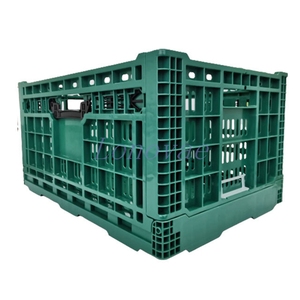 hot sale logistics plastic folding moving crate for vegetables and fruit