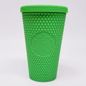 Tumbler con borchie di diamanti da 16 once verde fluorescente tazza calda - Product Image 3