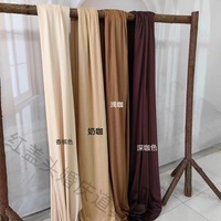 TGYW Tissu de rideau mat 100% polyester, largeur 63 pouces, pour drapage de plafond ondulé, décoration de fête, toile de fond de mariage et housse de support