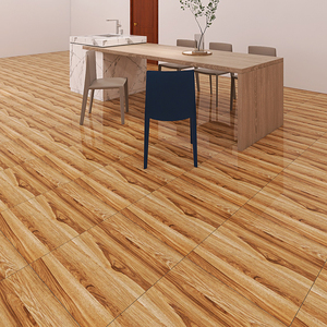 Nhà máy 600x600 Ngôi Nhà Bên trong sứ gỗ nhìn gạch trang trí nội thất gỗ màu hiệu ứng dải gạch lát sàn gốm mới trang trí gạch gỗ - Product Image 3